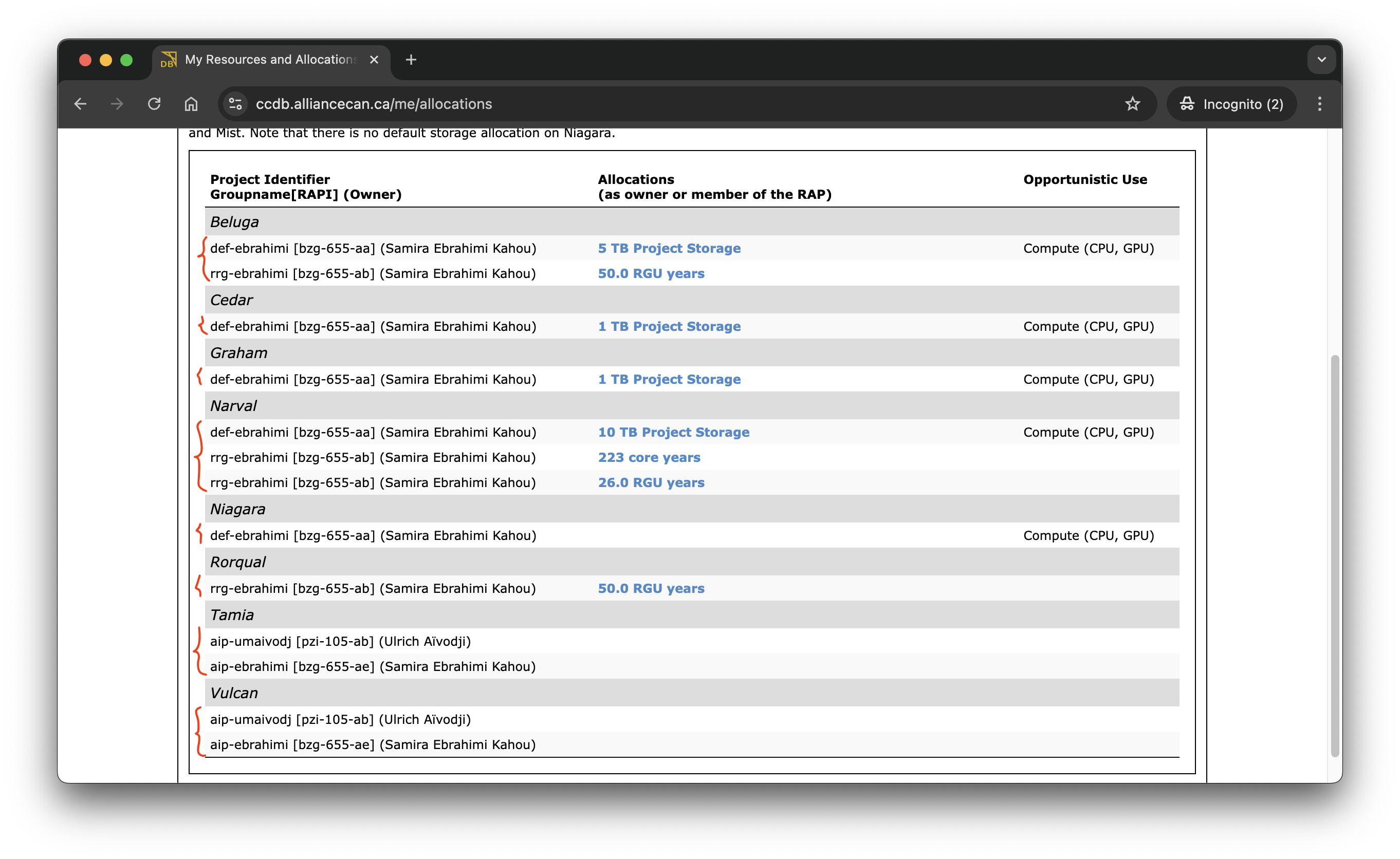 This tells you what account you can use on a given cluster. For examples, on Cedar I can submit jobs using #SBATCH --account=def-ebrahimi.